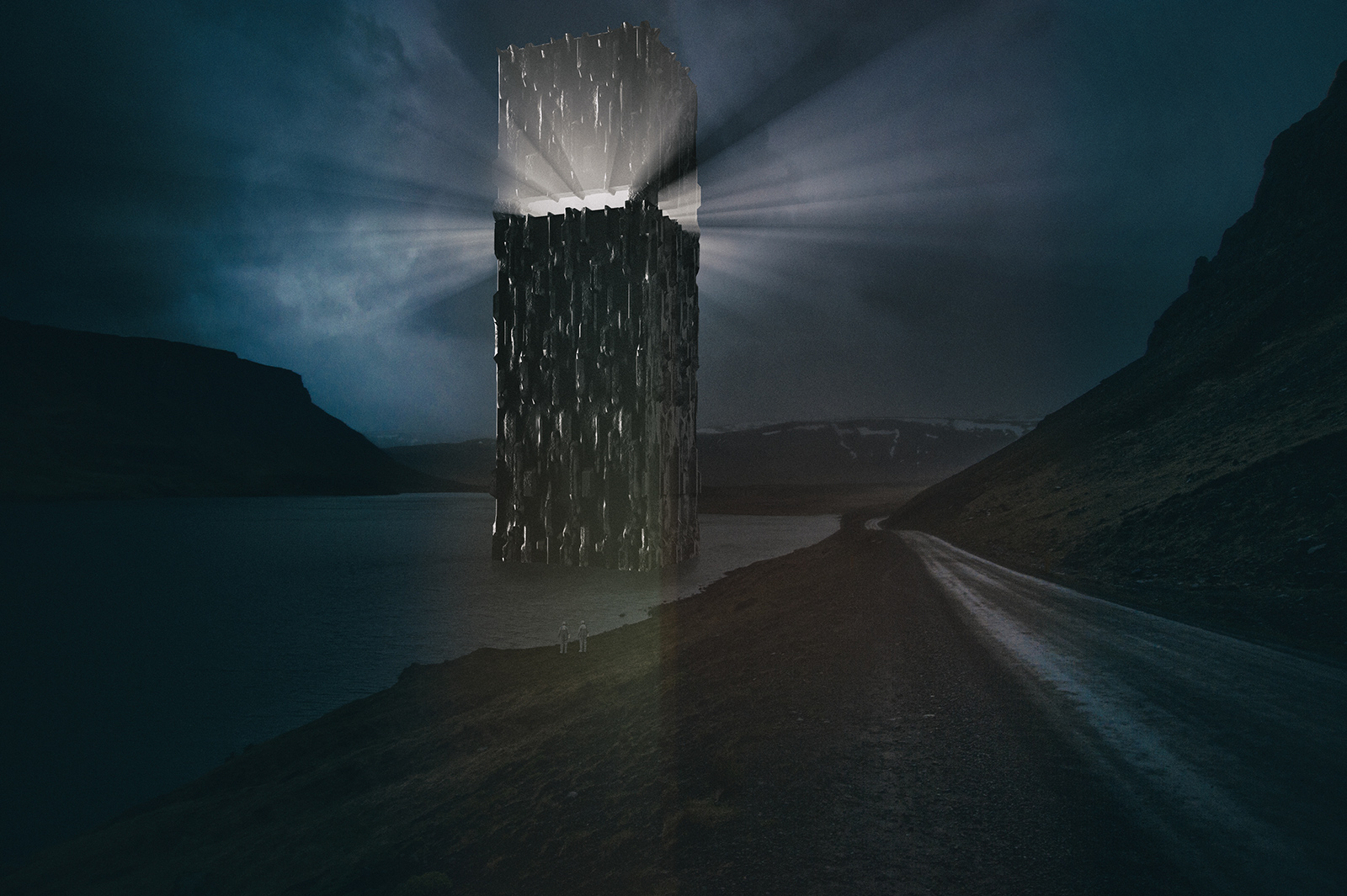 Snæfellsnes Peninsula, Basalt Tower, Iceland Exploration, Iceland, Lost in Iceland, Cinema 4D, C4D, 3D Render, CGI, Scifi, landscape, Nikon D700, 52 Renders